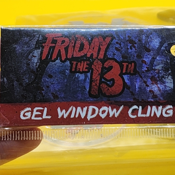 New Friday The 13th Window Gel Clings Jason Vorhees Halloween Decor Horror - Picture 8 of 13